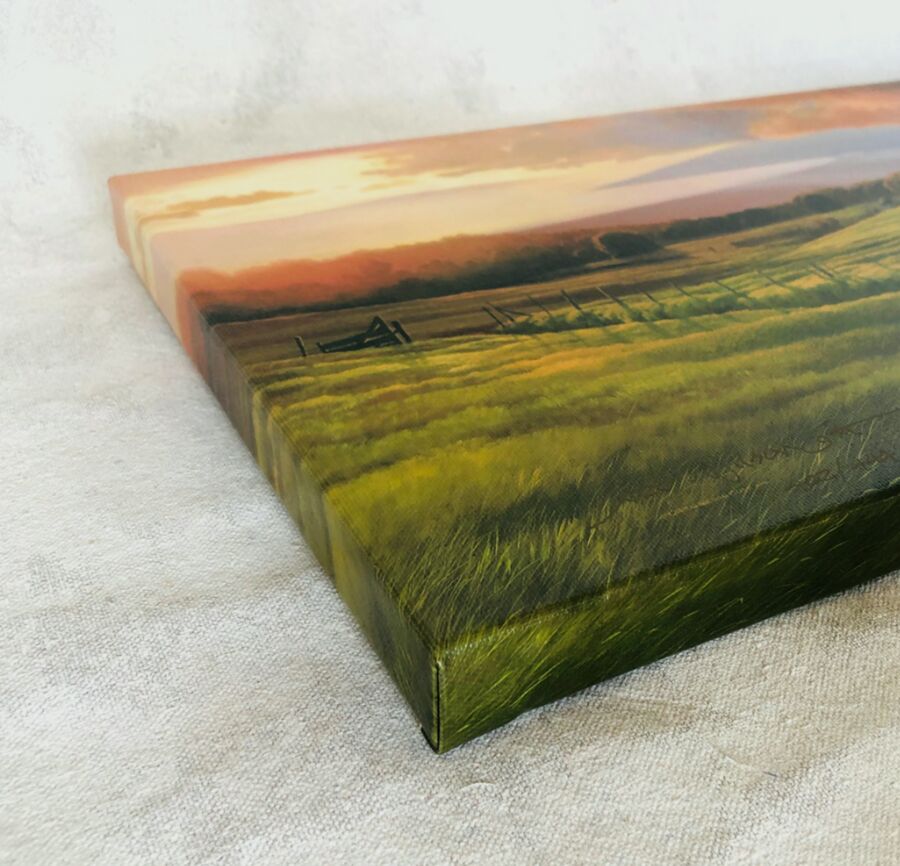 Gallery Wrap, pictured with Gathering Gold