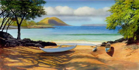 Canoes at the Landing
