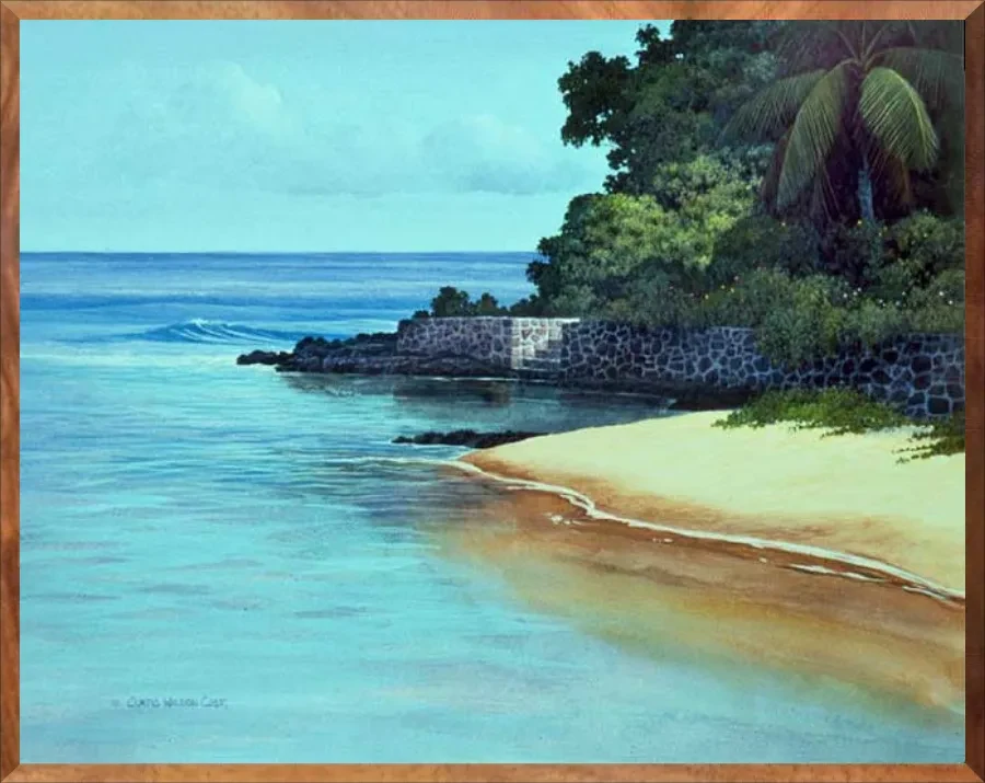 Hawaiian Blue, 1-Piece Frame