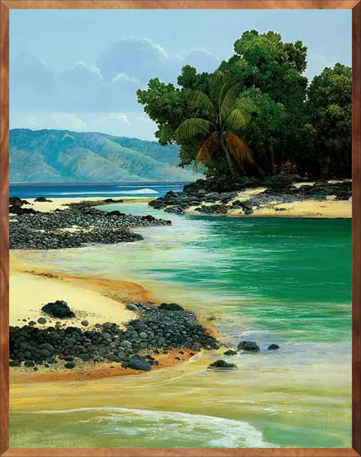 Hawaiian Turquoise, 1-Piece Frame