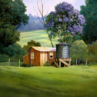 Lavender Rain in Full Bloom