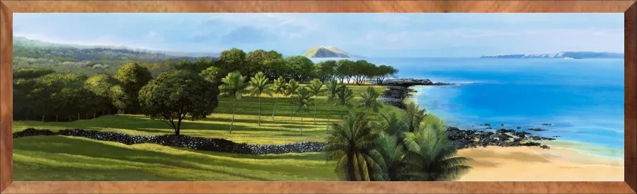 Old Makena Panorama, 1-Piece Frame