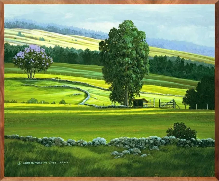 Pasture Shadows, 1-Piece Frame