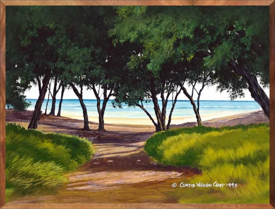 Path to Baby Beach, 1-Piece Frame