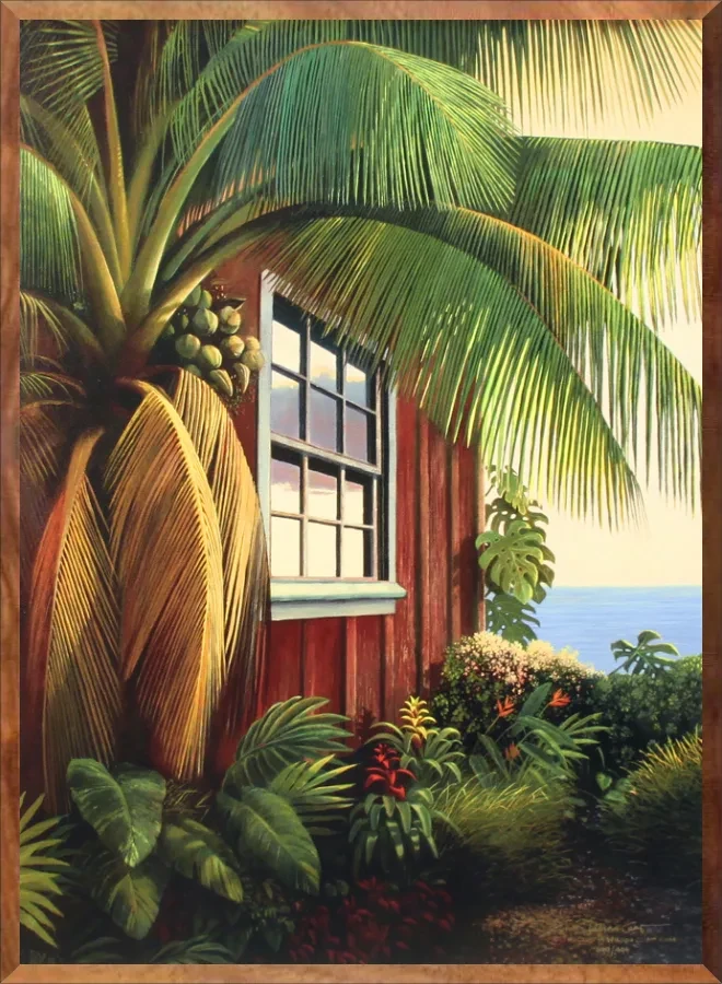 Plantation Palm, 1-Piece Frame